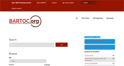 Desktop Screenshot of bartoc.org