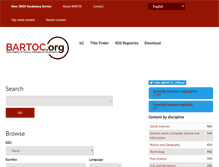Tablet Screenshot of bartoc.org